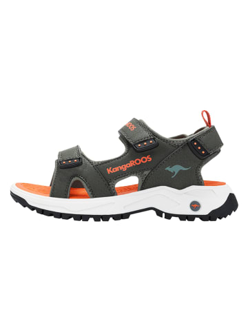 Kangaroos Sandalen kaki/oranje
