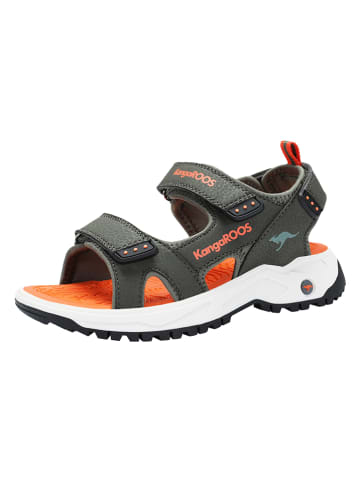 Kangaroos Sandalen in Khaki/ Orange