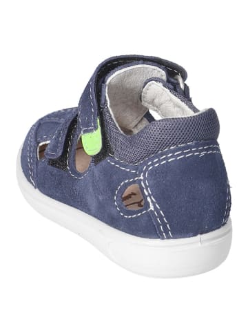 PEPINO Skórzane półsandały w kolorze granatowym