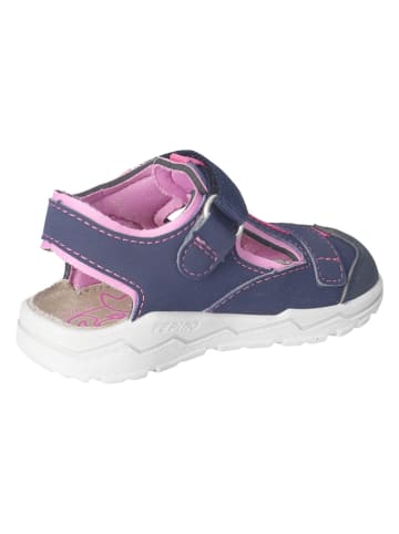 PEPINO Halbsandalen "Jo" in Dunkelblau/ Rosa