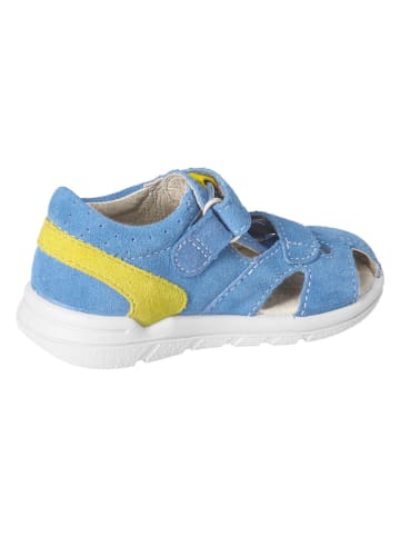 PEPINO Leder-Halbsandalen "Kansi" in Hellblau