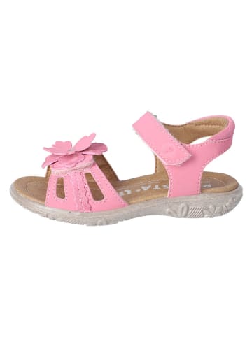 Ricosta Skórzane sandały w kolorze różowym