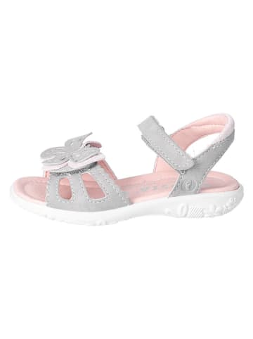 Ricosta Leder-Sandalen "Kelebek" in Grau