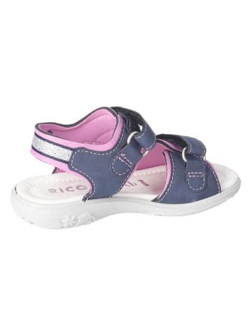 Ricosta Sandały "Azany" w kolorze granatowo-jasnoróżowym