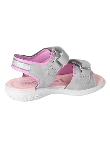 Ricosta Sandalen "Azany" in Hellgrau/ Rosa