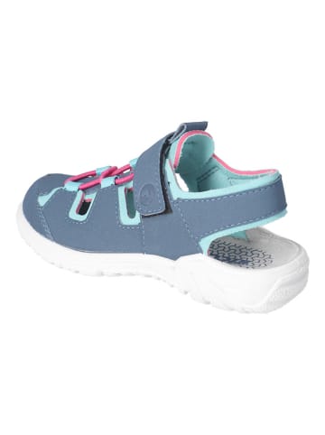 Ricosta Enkelsandalen "Gerald" donkerblauw/turquoise/roze