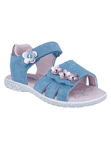 Richter Shoes Skórzane sandały "Sole" w kolorze niebieskim