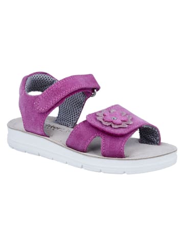 Richter Shoes Leder-Sandalen "Sofia" in Lila