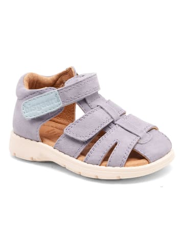 bisgaard Leder-Halbsandalen "Richy" in Lila