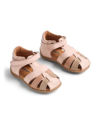 Wheat Leder-Halbsandalen "Robbie" in Rosa