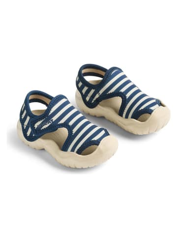 Wheat Sandalen "Bani" in Dunkelblau/ Weiß