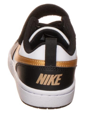 Nike Sneakersy "Court Borough Recraft" w kolorze złoto-biało-czarnym