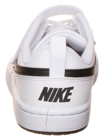 Nike Sneakersy "Court Borough Recraft" w kolorze biało-czarnym