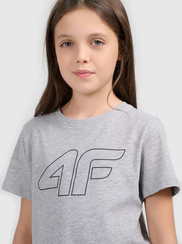 4F Koszulka w kolorze szarym