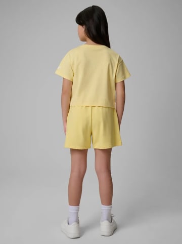 4F Sweatshort geel