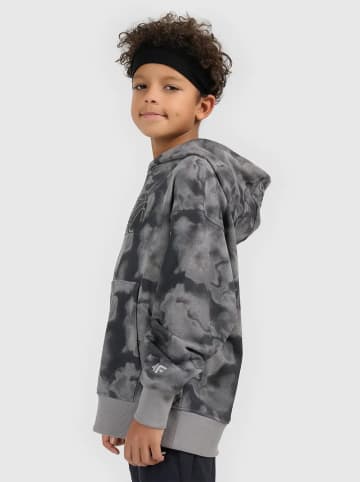 4F Hoodie in Anthrazit/ Grau