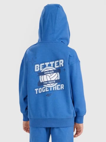 4F Bluza w kolorze niebieskim