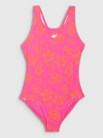 4F Badeanzug in Orange/ Pink