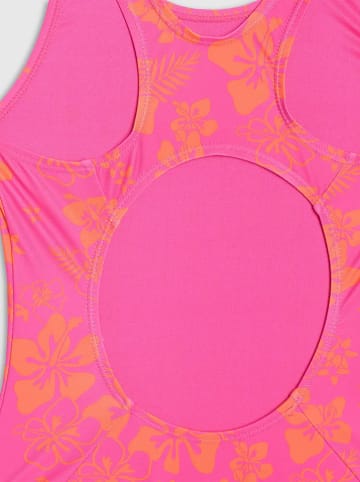 4F Badeanzug in Orange/ Pink