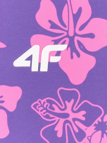 4F Strój kąpielowy w kolorze fioletowo-jasnoróżowym