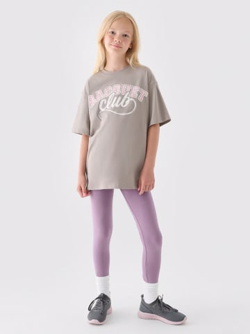 4F Legginsy w kolorze fioletowym
