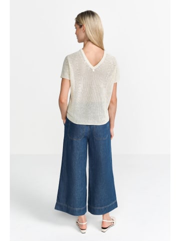 Rich & Royal Bluza w kolorze kremowym