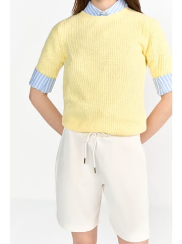 Rich & Royal Sweatbermuda wit