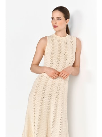 Rich & Royal Kleid in Creme