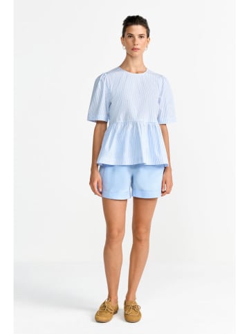 Rich & Royal Blouse lichtblauw/wit