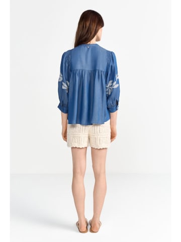 Rich & Royal Bluse in Blau