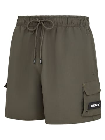 DKNY Badeshorts in Oliv