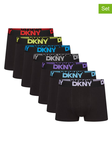DKNY 7er-Set: Boxershorts in Schwarz