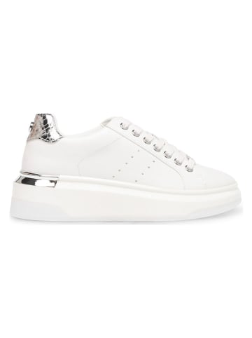Steve Madden Sneakers in Weiß/ Silber