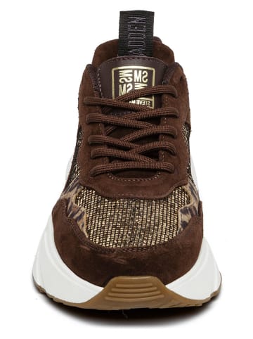 Steve Madden Sneakers in Braun/ Gold