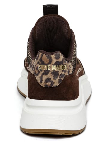 Steve Madden Sneakersy w kolorze brązowo-złotym