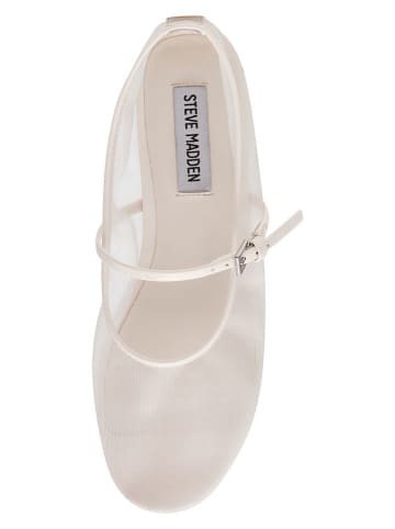 Steve Madden Ballerina's met bandje crème