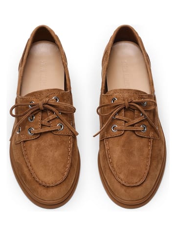 Steve Madden Leren veterschoenen lichtbruin