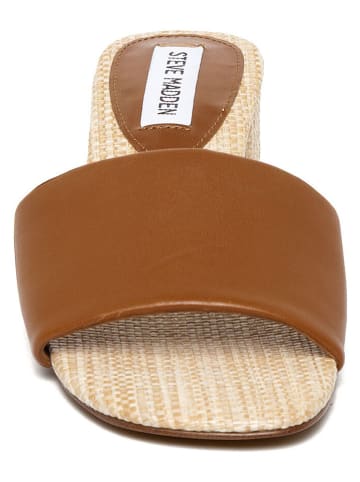 Steve Madden Klapki w kolorze jasnobrązowym