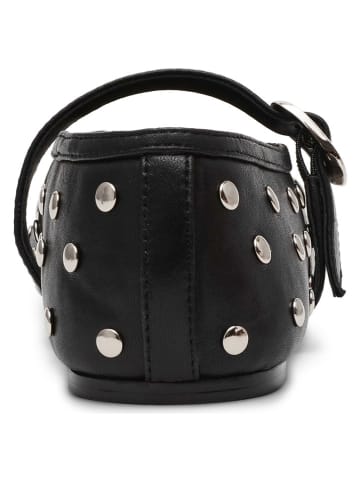 Steve Madden Skórzane baleriny w kolorze czarnym z paskiem