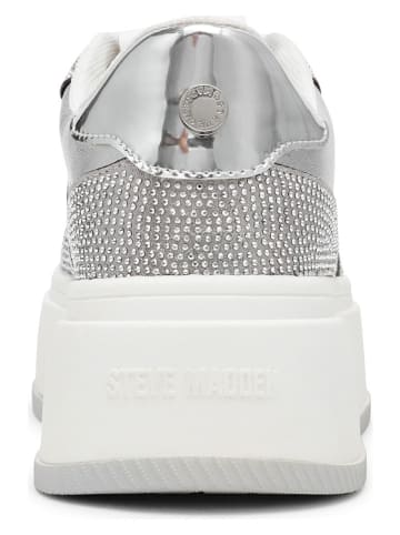 Steve Madden Sneakers zilverkleurig