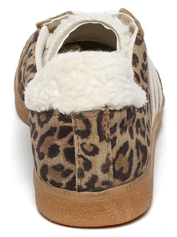 Steve Madden Leren sneakers lichtbruin/bruin