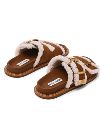 Steve Madden Pantoletten in Hellbraun