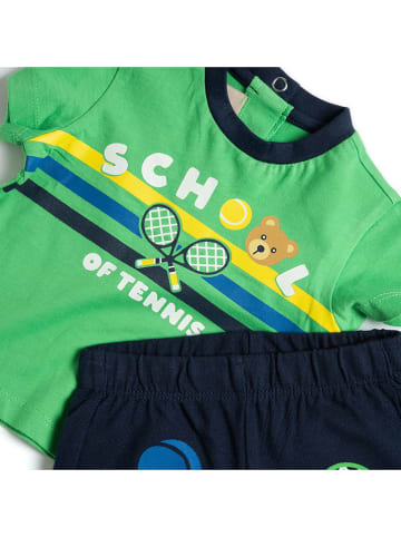 Chicco 2-delige outfit donkerblauw/groen