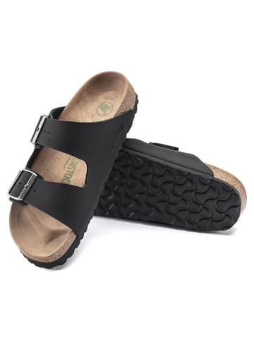 Birkenstock Pantoletten "Arizona" in Schwarz - Weite S