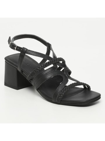 CALANK Leren haksandalen zwart