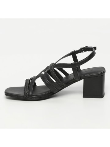 CALANK Leder-Sandaletten in Schwarz