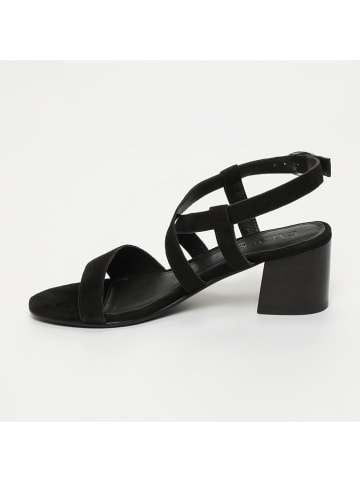 CALANK Leder-Sandaletten in Schwarz
