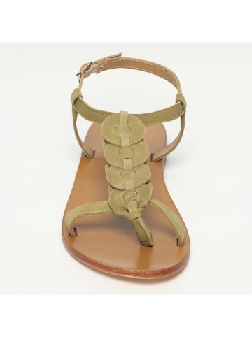 CALANK Leren sandalen groen