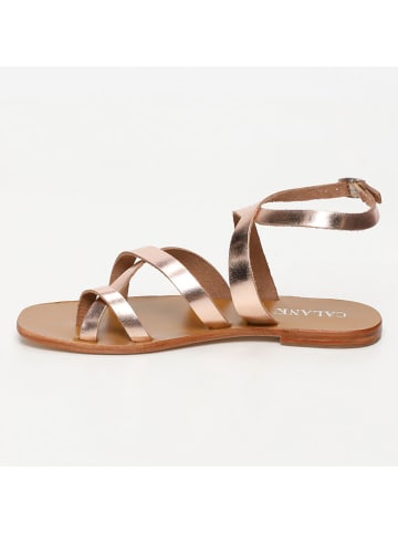 CALANK Leren sandalen lichtroze