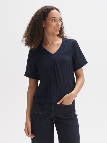 OPUS Blouse donkerblauw